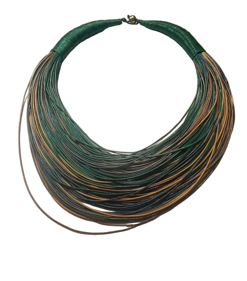Afrika Deep Emerald Necklace