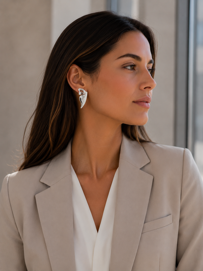 Brenda Silver Earrings