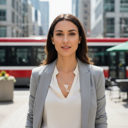Colibrí (Hummingbird) Silver Necklace
