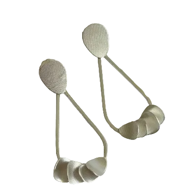 Teardrop silver earrings