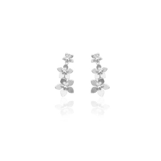 Triple Guayacan Silver Stud Earrings main