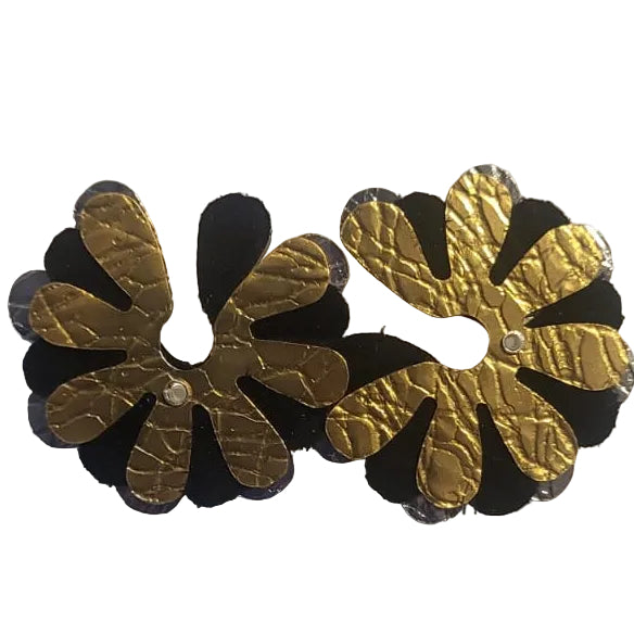 Rumbito Earings black and gray