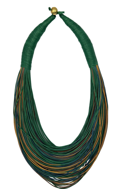 Afrika Deep Emerald Necklace