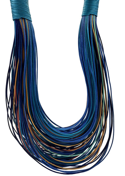 Afrika Blue, dark blue, orange