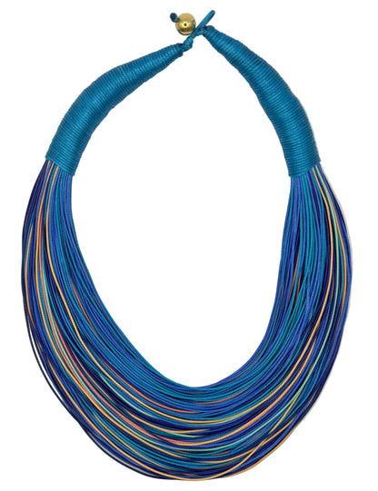 Afrika Blue, dark blue, orange