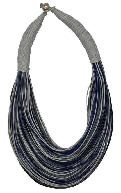 Afrika blue, dark gray, light gray.