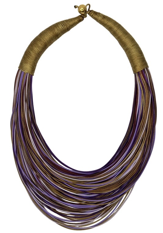 Afrika purple, yellow, and red