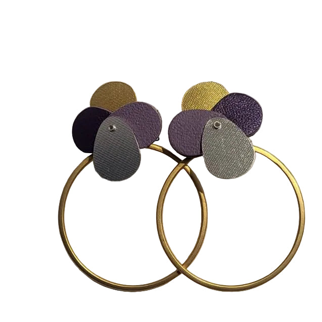 Hummingbird Earrings (Purple Edition)